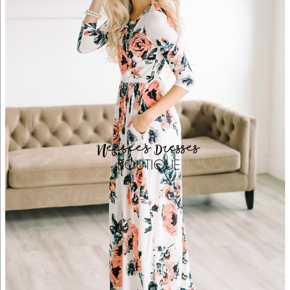 Floral maxi dress